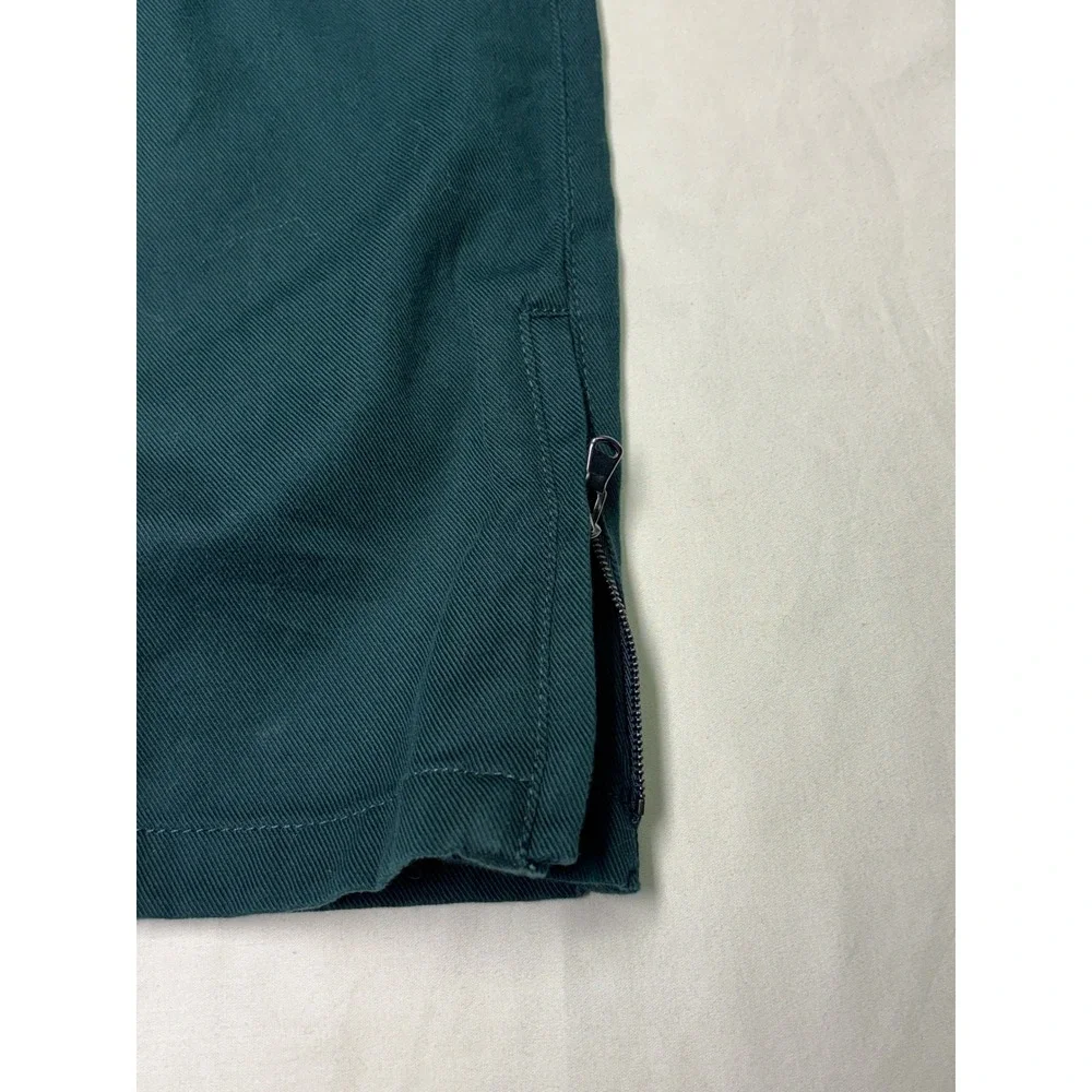 Dolce & Gabbana Kids Teal Green Cargo Pants Zipper Hem Size 6 W22 L18 L43P70‎